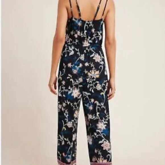 Anthropologie Luka, floral jogger jumpsuit. - Picture 6 of 6